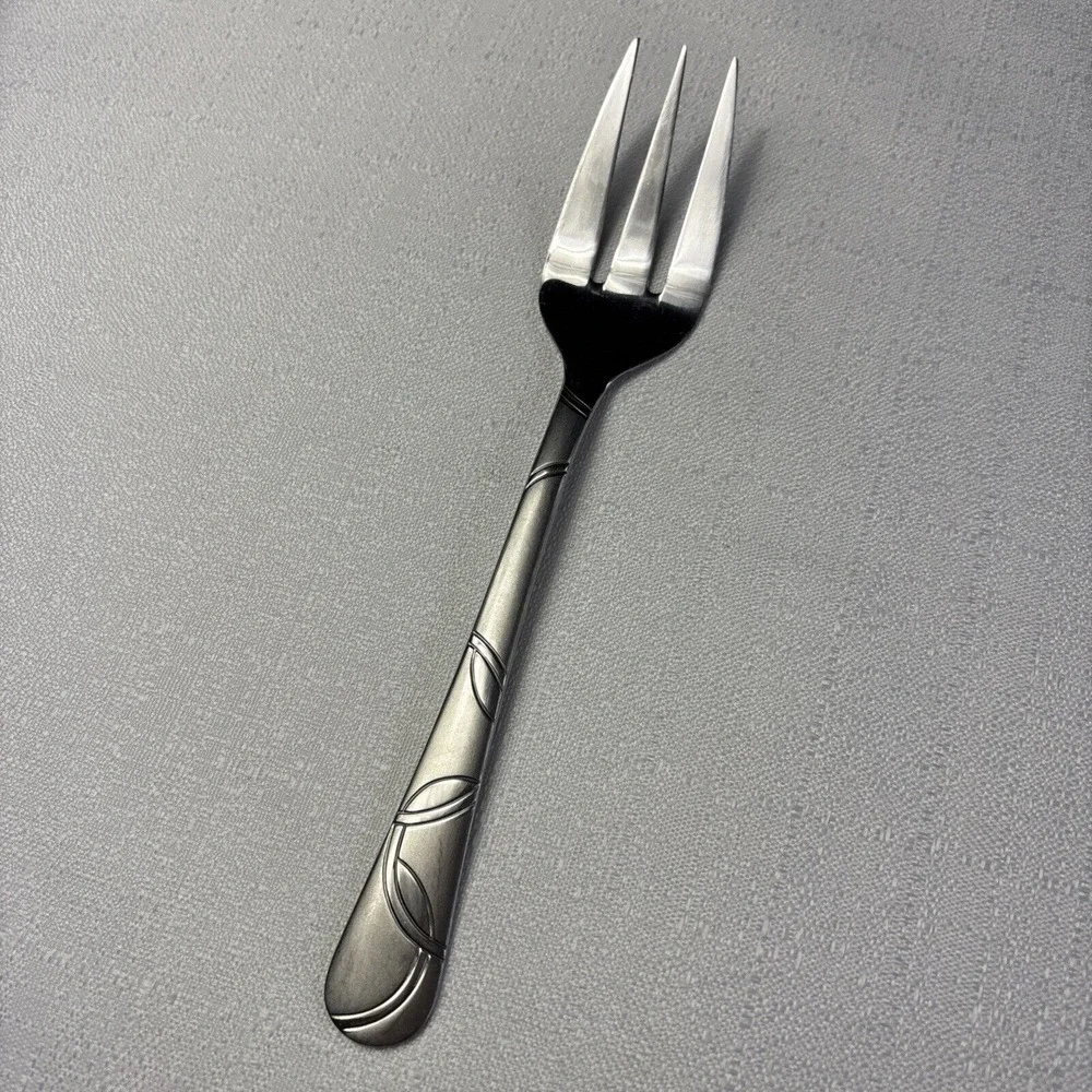 Cambridge Felicity Stainless‎ Steel Serving Fork Swirls Modern